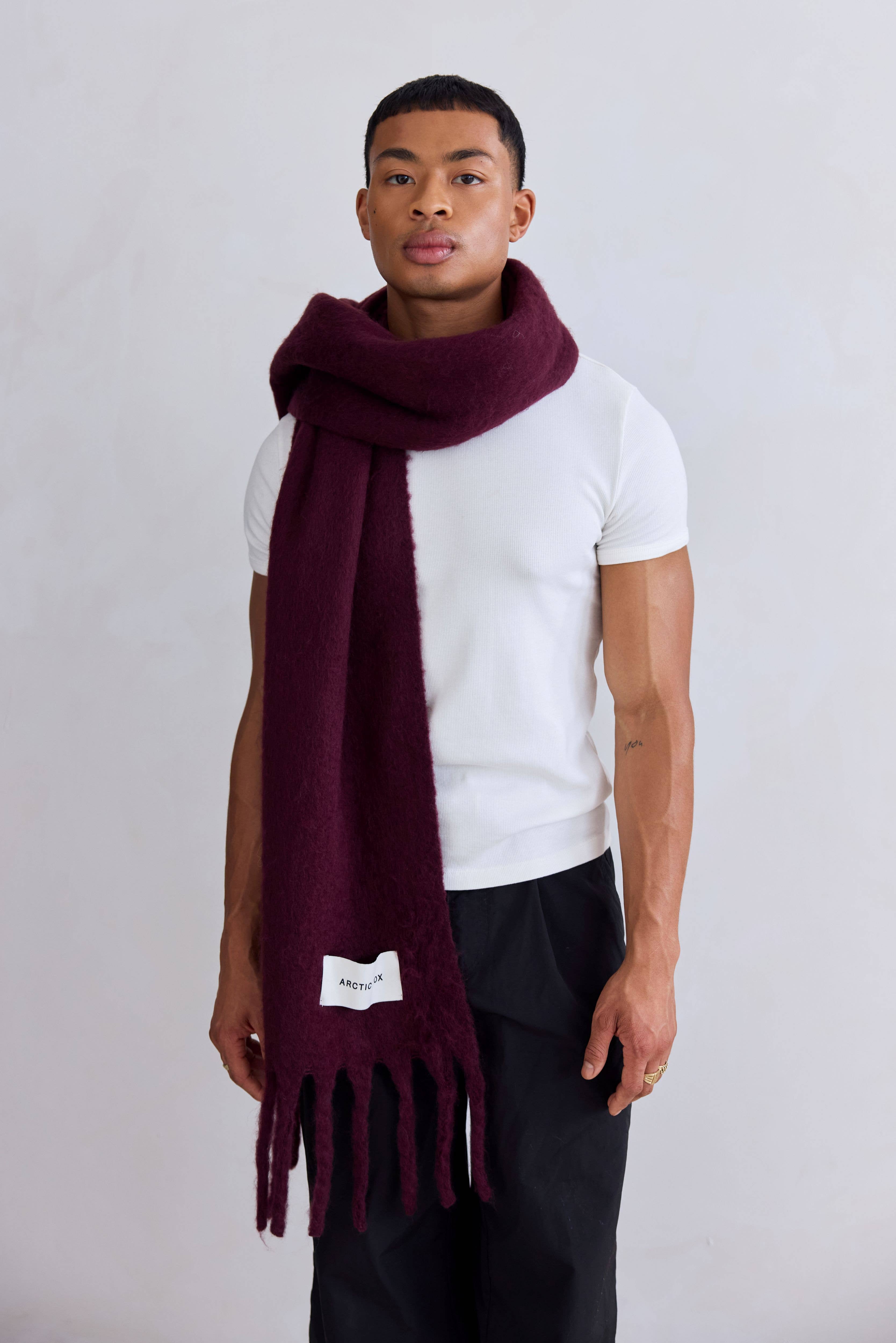 Arctic Fox & Co. - The Stockholm Scarf - 100% Recycled - Cherry